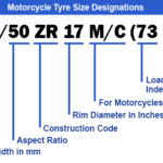bike tyre size chart india