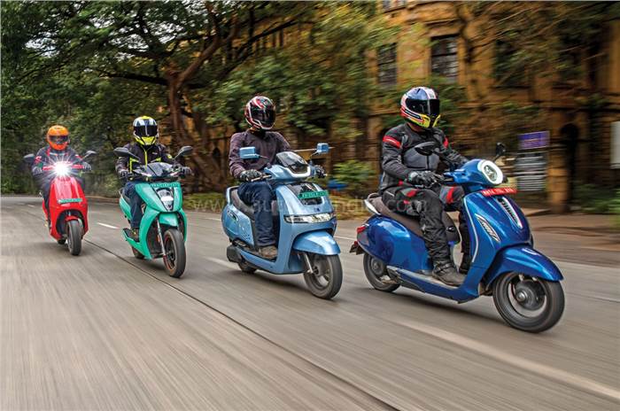 ola s1 pro vs ather 450x vs tvs iqube vs chetak