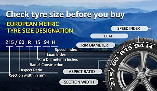 tyre size details