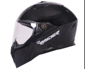 TVS raider Helmet with raider Logo black