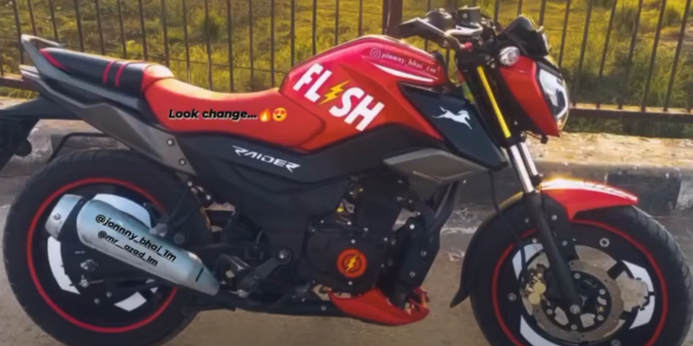 tvs raider wraps flash